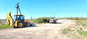 FOTO Adrian Covăsnianu: de trei zile se lucrează la șantierul podului