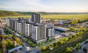 FOTO: În zona Comat, Vasile Pușcașu vrea să construiască 5 blocuri de 11 etaje