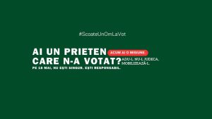 FOTO: Imaginea campaniei "Cheamă un prieten la vot" valabilă în Iași