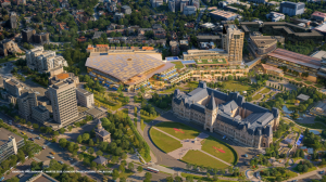 FOTO: În fotografiile realizate de către Palas, parcarea din fața palatului este goală. Mașinile nu ar da bine în poză