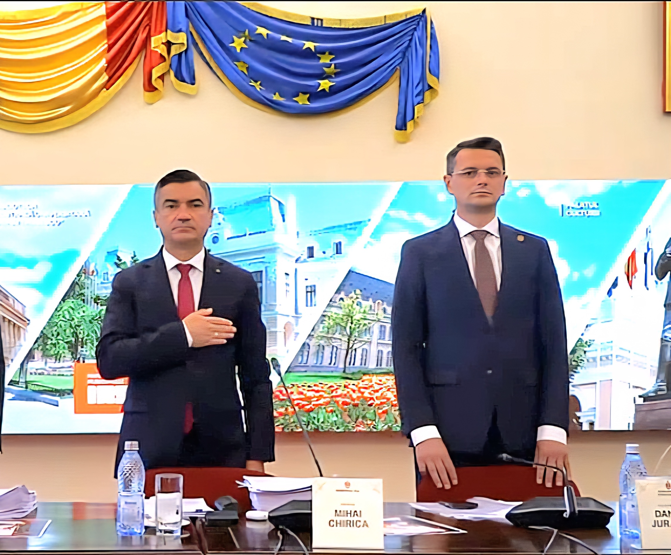 FOTO: Mihai Chirica și Daniel Juravle