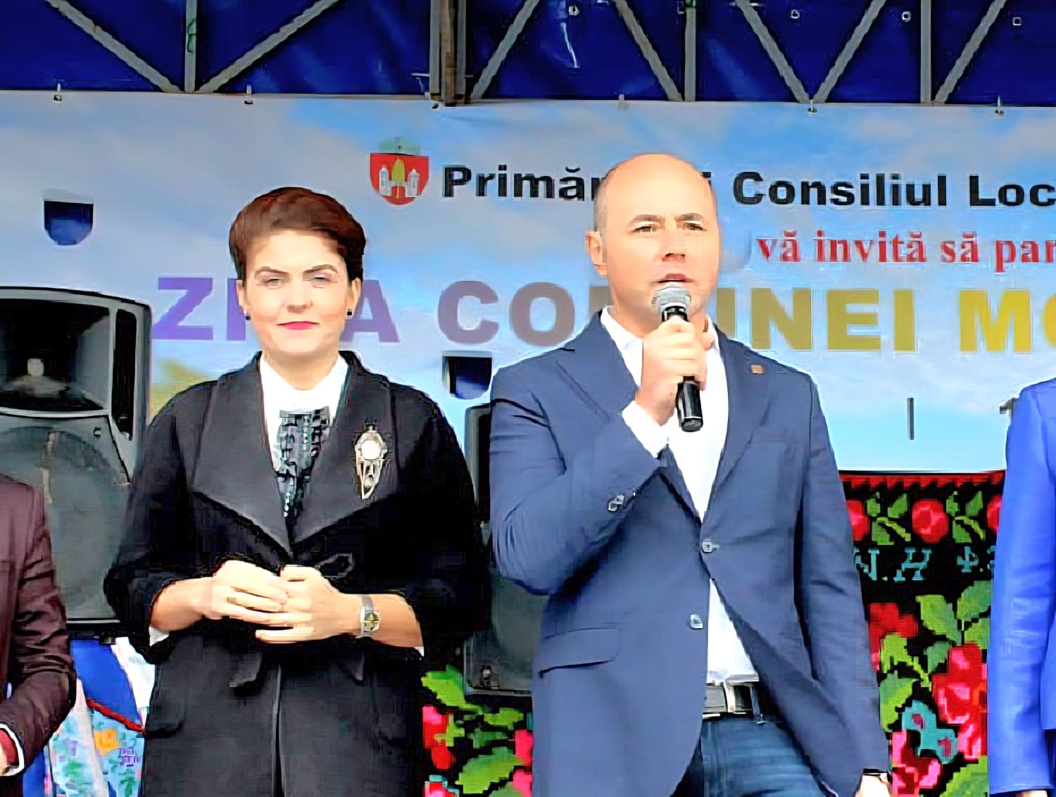 FOTO: Alina Apostol, unul dintre cei mai populari primari din Iași si Alexandru Muraru, fratele controversatului ambasador al României în America, Andrei Muraru